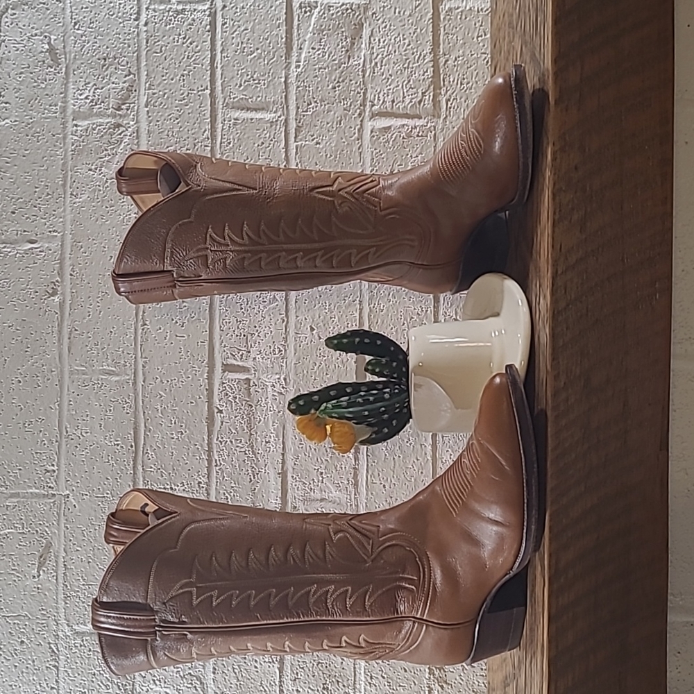 Vintage men's Tony Lama western boots size 9D